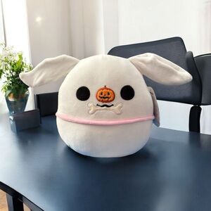 Original Squishmallows 6.5" The Nightmare Before Christmas Zero W/Pumpkin Nose N